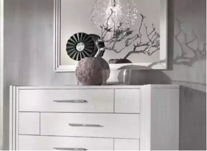 Modern Chest of drawers 2 pcs. Set Style Modern Chest of drawers Mirror Italian Furniture