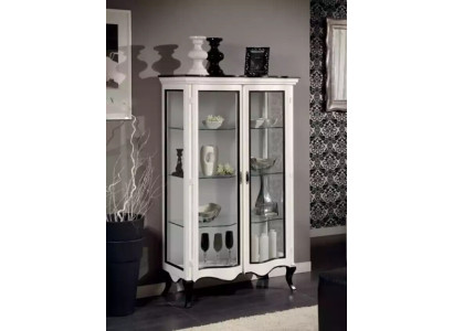 Living room Furniture Sideboard Wood Display cases Glass Wardrobe Real wood Display case