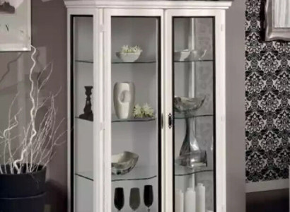 Living room Furniture Sideboard Wood Display cases Glass Wardrobe Real wood Display case