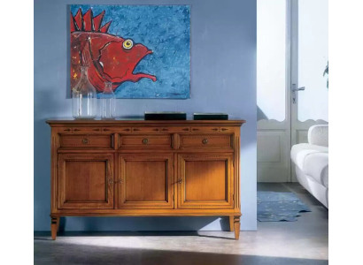 Design Classic Chest of drawers Wood Sideboard Brown Sideboard Wardrobe new