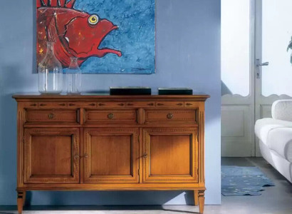 Design Classic Chest of drawers Wood Sideboard Brown Sideboard Wardrobe new