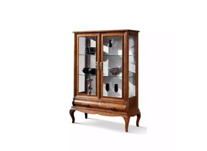 Luxury Wood Display case Sideboard Design Brown Italian Furniture Wardrobe new