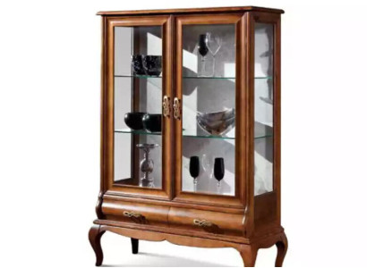 Luxury Wood Display case Sideboard Design Brown Italian Furniture Wardrobe new