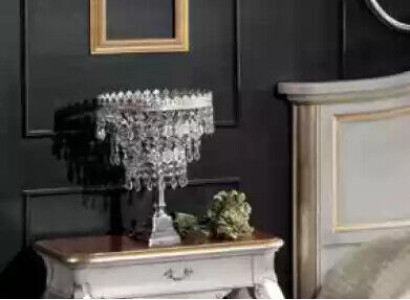 Bedside table Luxurious white bedroom furniture exclusive s design