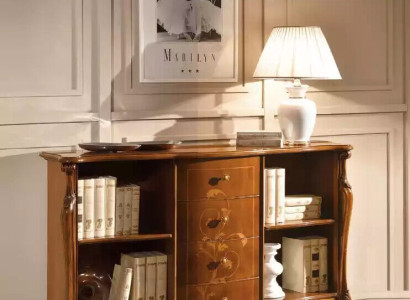 Bookshelf Wood freestanding Office Shelf elegant brown Wardrobe new