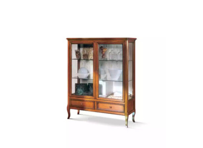 Display case Wood Showcases Glass Wardrobe Furniture Real wood Sideboard Living room