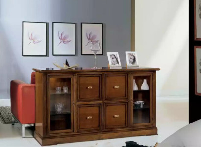Living room SideboardGlass Wardrobe Display case Dining room Sideboard Wood Furniture