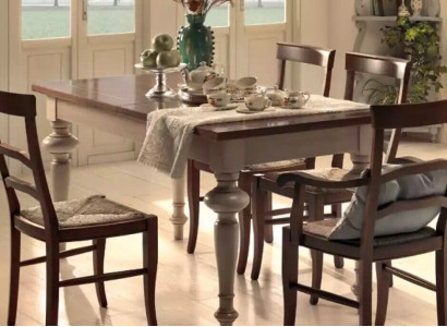 Luxury Classic Dining table Wood Rectangular Brown Table Dining room Dining tables new