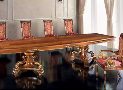 Design Luxury Tables Dining room Italian Furniture Table Brown Dining Tables new