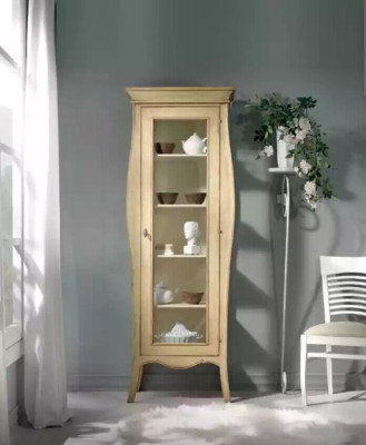Sideboard Luxury Display Case Glass Wardrobe Classic Style Italian Furniture