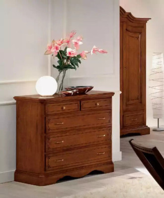Chest of drawers Luxury Console Classic Bedroom Wood Modern Design Brown