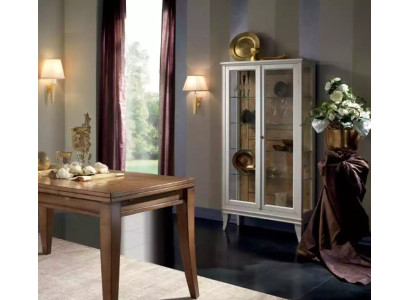 Display case Italian Luxury Furniture Showcases Glass Design Wardrobe White new