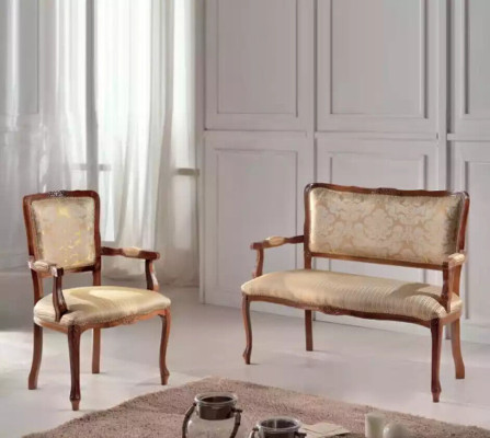 Sofa 2 Seater Armchair Couches Sofa Upholstery Seat Suite Seat Stool Set