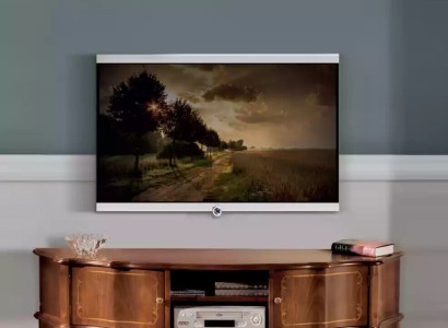 Brown Classic s TV Shelf Luxury Stand Lowboard Living room Furniture