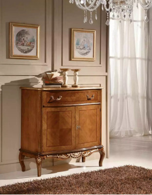 Brown Classic Chest of drawers Living room Furniture Wood Furnishings Sideboard