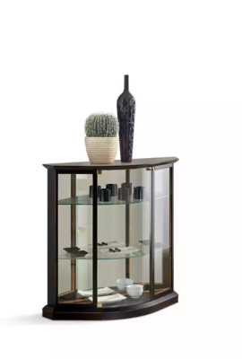 Classic Display case Showcase cabinet Wardrobe Glass cabinet Brown Display case new