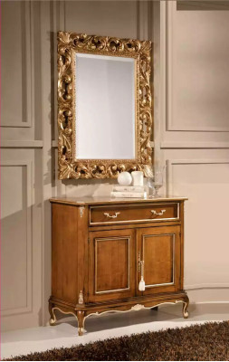 Living room Furniture Brown Sideboard Wood Sideboard Two Door Drawer