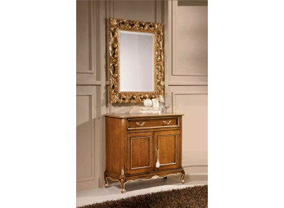 Living room Furniture Brown Sideboard Wood Sideboard Two Door Drawer