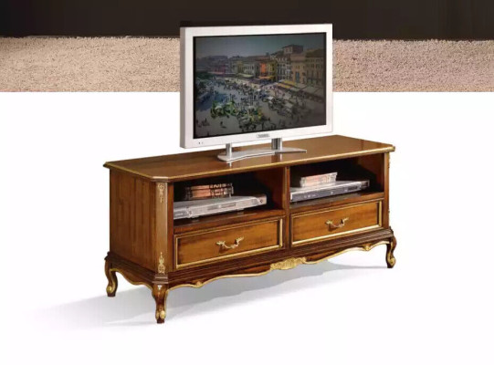 Classic r Brown TV Lowboard High Quality Sideboard Living room Furniture