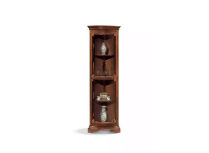 Corner showcase Living room Furniture Sideboard Wood Display cabinets Wardrobe Brown new