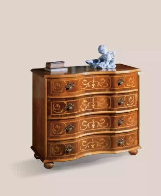 Classic r Brown Wood Wardrobe Drawers Chest of drawers Living room Design
