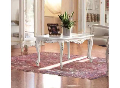 Classic r White Coffee table Wood Furniture Living room Table Ab