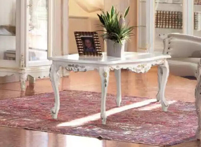 Classic r White Coffee table Wood Furniture Living room Table Ab