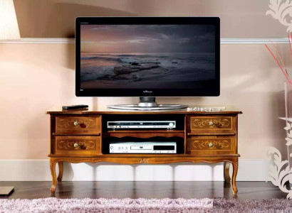 Classic r brown TV cabinet luxury tv wardrobe lowboard drawers wooden furniture