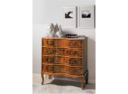 Classic Chest of drawers 4 drawers wooden furniture Living room Bedroom new