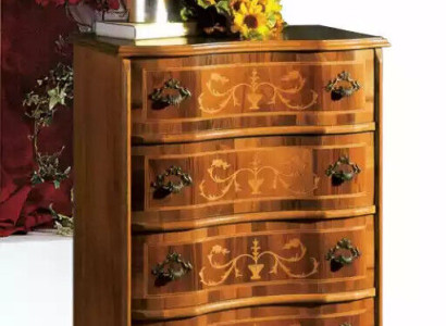 Classic High Chest Brown Storage Furniture Living room Design