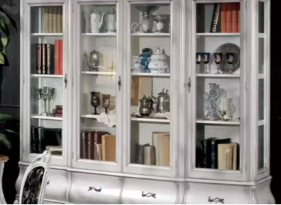 Elegant bookshelf in the study room wardrobe order shelf cabinets