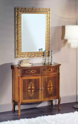 Brown Sideboard Luxury Wood Chest of drawers Classic Console High-quality Furniture