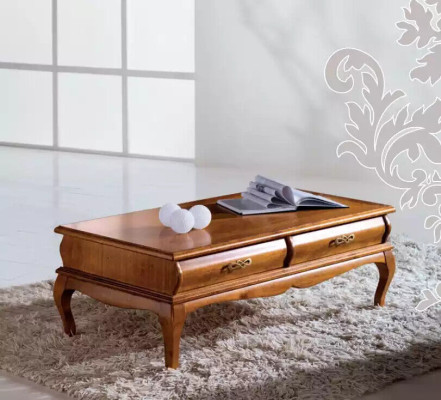 Coffee table Classic r style Living room Table Drawers Furniture Design