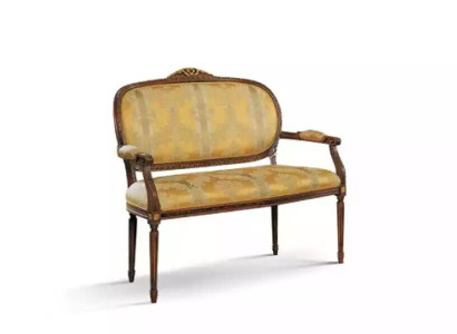 Bench seat Classic r Yellow Stool Retro Living room Luxury Design new