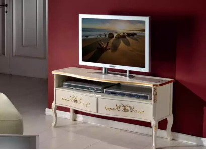 Classic r White TV cabinet -Wardrobe Wooden furniture Living room Console Design