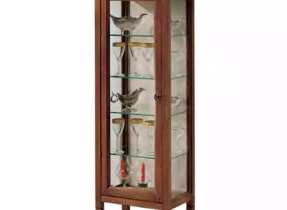 Classic Display case Chests of drawers Display cabinet Wardrobe Glass cabinet Brown