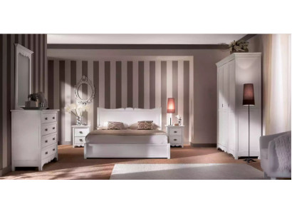 Modern Bedroom Bed 2x Bedside tables Chest of drawers Wardrobe Set