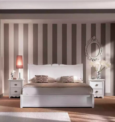 Modern Bedroom Bed 2x Bedside tables Chest of drawers Wardrobe Set