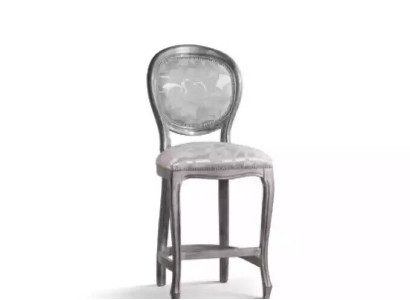 Classic Gray Chair Designer Bar Stool Wooden Chair Luxury new Furniture
