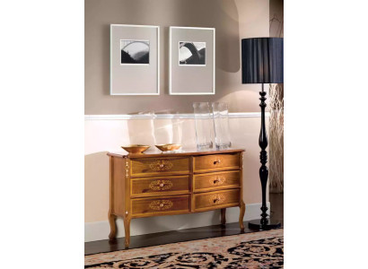 Luxurious exclusive s design brown wooden chest of drawers Classic Furniture new