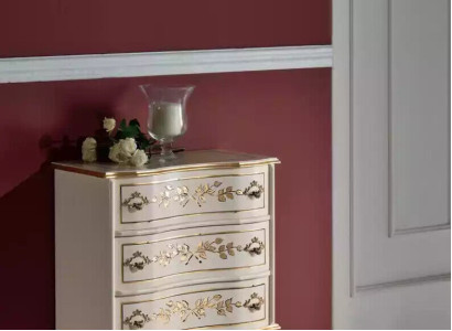 Classic White Chest of drawers Wooden furniture Living room Storage cabinet new