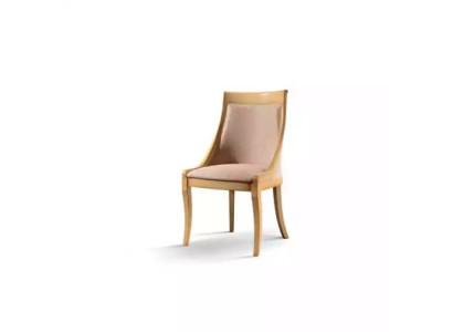 Dining room Chair Luxury Fabric Solid wood Design Chairs Upholstery Classic