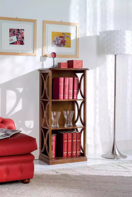 Classic s Brown Bookshelf Shelf Wardrobe Living room Furniture Stylish