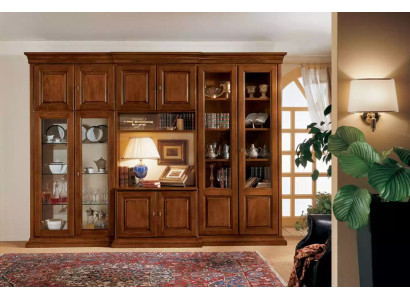 Wall unit Italian Wood Furniture Designer Wall Cabinets Living room new