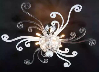 Luxury ceiling light White Chandelier Ceiling lamp Luster Crystal Lamp