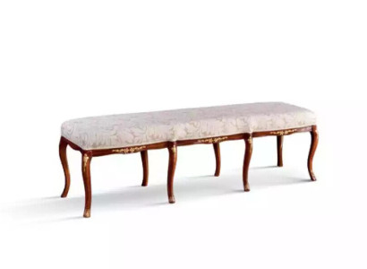 Classic Brown Bench seat Design Textile new Upholstery Fabric Seat furniture new