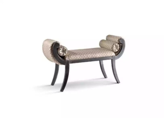 Classic Bench seat Fabric furniture Living room furniture Seat furniture Gray new