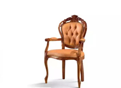 Chair 1 Seater Dining room Wood Luxury Italy Furniture Design Classic new