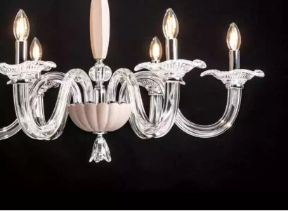 Crystal glass chandelier hanging light classic r luxury ceiling light