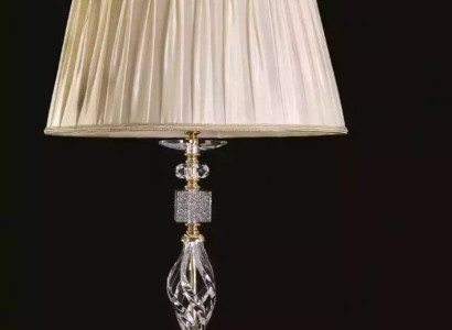 Luxurious light fixture table lamp stylish beige table lamp Table Crystal new
